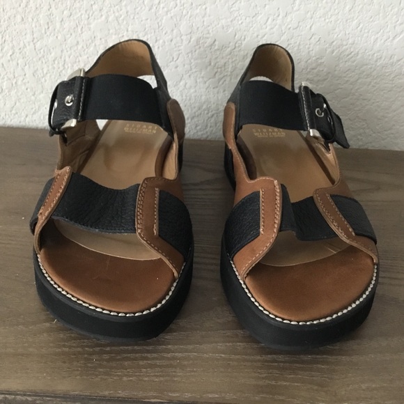 STUART WEITZMAN| Rugged Leather Sport Sandal - Picture 2 of 12